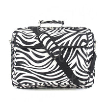 Load image into Gallery viewer, 17&quot; Laptop Briefcase Bag - Zebra with Black Trim