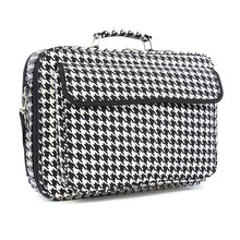 Load image into Gallery viewer, 17&quot; Laptop Briefcase Bag - Houndstooth with Black Trim