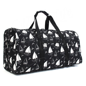 22" Gym Duffel Bag - Sailboat