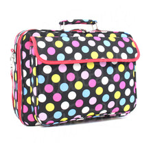 Load image into Gallery viewer, 17&quot; Laptop Briefcase Bag - Multi Color Dots