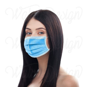 Disposable 3-Ply Ear-loop Protective Face Masks (10-pack)